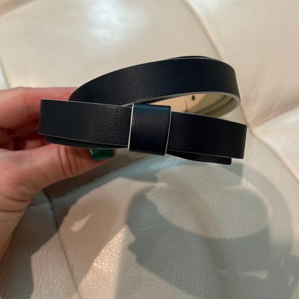 Kate Spade Navy Bow Belt